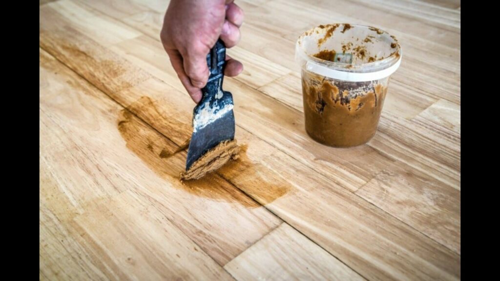 how to fill cracks in wood